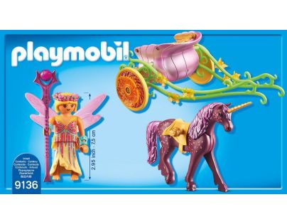 Playmobil 9136 Květinová víla a kočár tažený jednorožcem