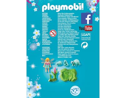 Playmobil 9139 Víla a její přátelé Mývalové