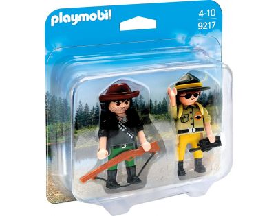 Playmobil 9217 Duo Pack Správce parku a pytlák