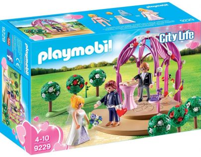 Playmobil 9229 Svatební pavilón s nevěstou a ženichem