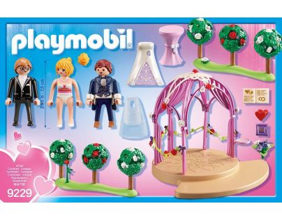 Playmobil 9229 Svatební pavilón s nevěstou a ženichem