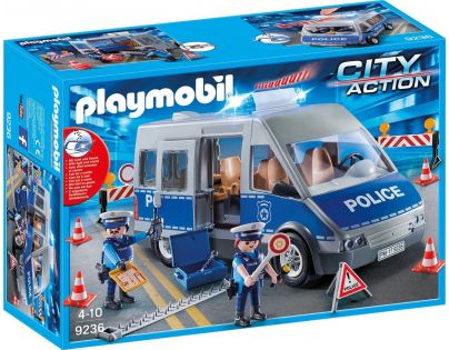Playmobil 9236 Policejní anton se zátarasy