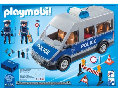 Playmobil 9236 Policejní anton se zátarasy
