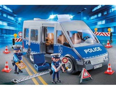Playmobil 9236 Policejní anton se zátarasy