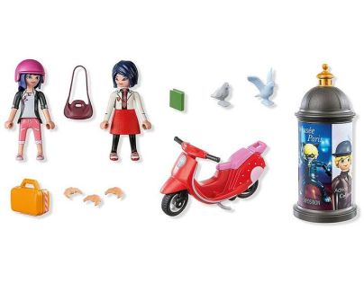 Playmobil Kouzelná Beruška a Černý kocour: Marinettin skútr