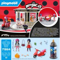 Playmobil Kouzelná Beruška a Černý kocour: Marinettin skútr 3