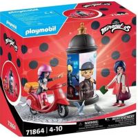 Playmobil Kouzelná Beruška a Černý kocour: Marinettin skútr