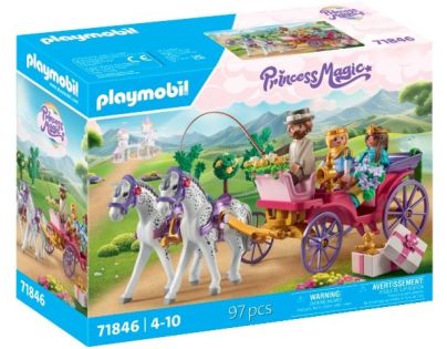 Playmobil P71846PMB Jízda kočárem s princeznou a princem