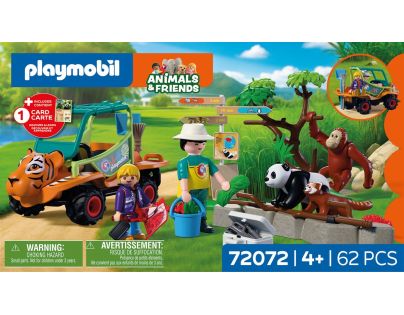 PLAYMOBIL® 72072 Vozidlo ošetřovatele zvířat