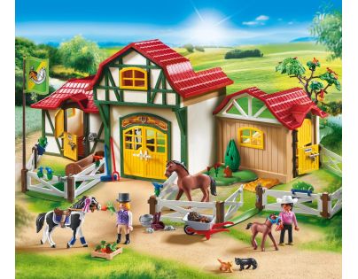 PLAYMOBIL® 6926 Velká koňská farma - Poškozený obal