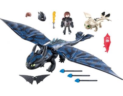 PLAYMOBIL® 70037 Bezzubka a Škyťák s dráčetem