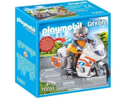 PLAYMOBIL® 70051 Záchranářský motocykl