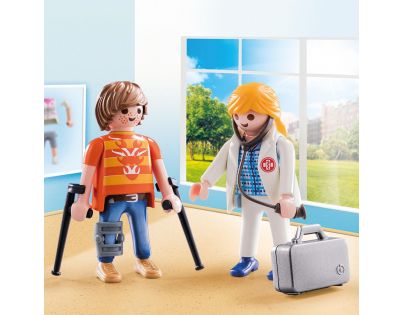 PLAYMOBIL® 70079 Lékařka a pacient
