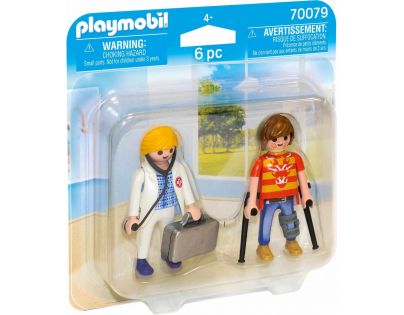 PLAYMOBIL® 70079 Lékařka a pacient