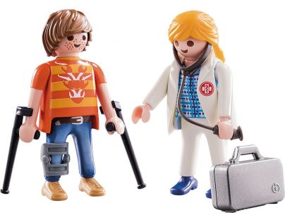 PLAYMOBIL® 70079 Lékařka a pacient