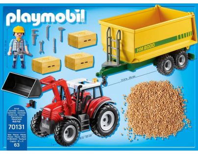 PLAYMOBIL® 70131 Velký traktor s přívěsem