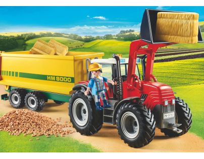 PLAYMOBIL® 70131 Velký traktor s přívěsem