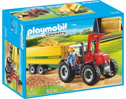 PLAYMOBIL® 70131 Velký traktor s přívěsem