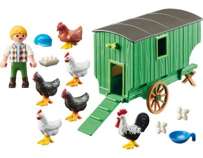 PLAYMOBIL® 70138 Pojízdný kurník