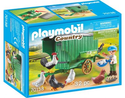 PLAYMOBIL® 70138 Pojízdný kurník