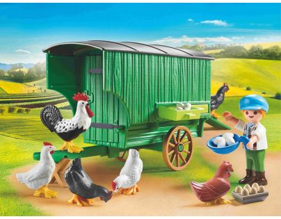 PLAYMOBIL® 70138 Pojízdný kurník