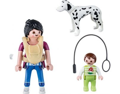 PLAYMOBIL® 70154 Maminka s dítětem a psem