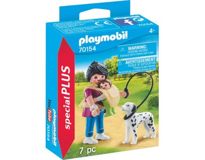 PLAYMOBIL® 70154 Maminka s dítětem a psem
