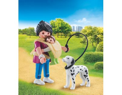 PLAYMOBIL® 70154 Maminka s dítětem a psem