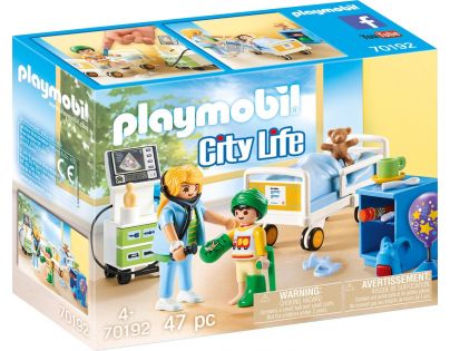 PLAYMOBIL® 70192 Dětský nemocniční pokoj