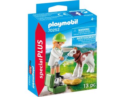 PLAYMOBIL® 70252 Zvěrolékařka s telátkem