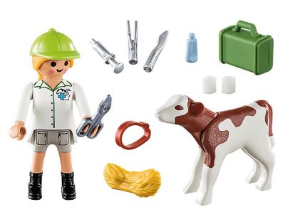 PLAYMOBIL® 70252 Zvěrolékařka s telátkem