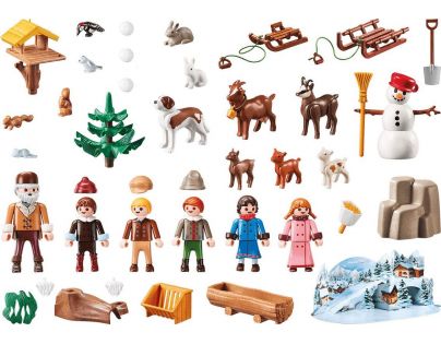 PLAYMOBIL® 70260 Adventní kalendář Heidin zimní svět