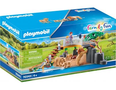 PLAYMOBIL® 70343 Lvi ve venkovním výběhu
