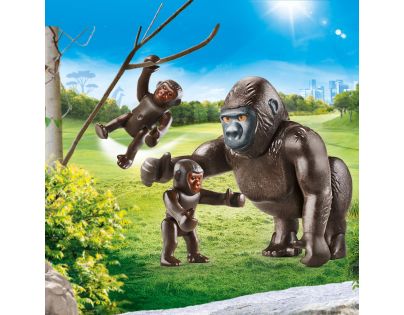 PLAYMOBIL® 70360 Gorila s mláďaty