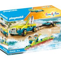 PLAYMOBIL® 70436 Plážové auto s lodním přívěsem 4
