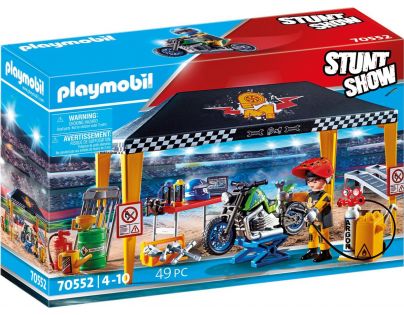 PLAYMOBIL® 70552 Kaskadérská show Servisní stan