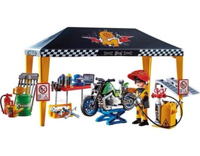 PLAYMOBIL® 70552 Kaskadérská show Servisní stan
