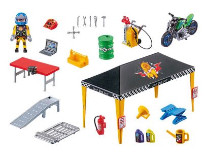 PLAYMOBIL® 70552 Kaskadérská show Servisní stan