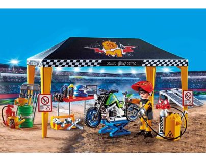 PLAYMOBIL® 70552 Kaskadérská show Servisní stan