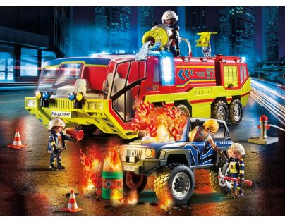 PLAYMOBIL® 70557 Hasiči v akci s hasičským vozem