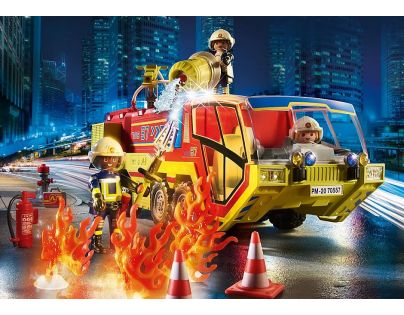 PLAYMOBIL® 70557 Hasiči v akci s hasičským vozem