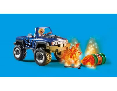 PLAYMOBIL® 70557 Hasiči v akci s hasičským vozem