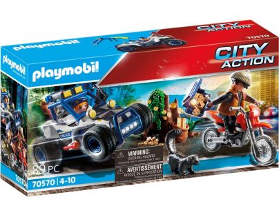 PLAYMOBIL® 70570 Policejní SUV Pronásledování lupiče pokladu