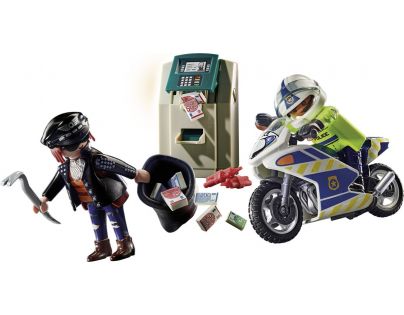 PLAYMOBIL® 70572 Policejní motorka Pronásledování lupiče