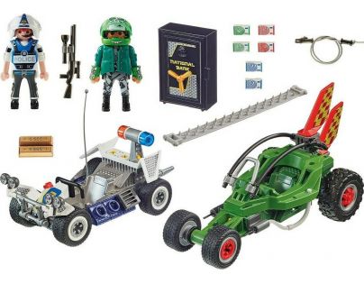 PLAYMOBIL® 70577 Policejní motokára Pronásledování lupiče trezoru
