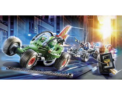 PLAYMOBIL® 70577 Policejní motokára Pronásledování lupiče trezoru