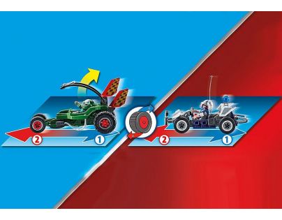 PLAYMOBIL® 70577 Policejní motokára Pronásledování lupiče trezoru
