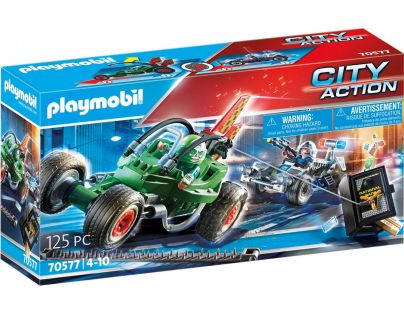 PLAYMOBIL® 70577 Policejní motokára Pronásledování lupiče trezoru