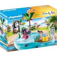 PLAYMOBIL® 70610 Zábavný bazén s vodní stříkačkou 6