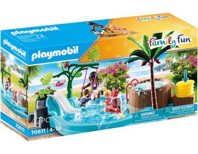 PLAYMOBIL® 70611 Dětský bazén s vířivkou